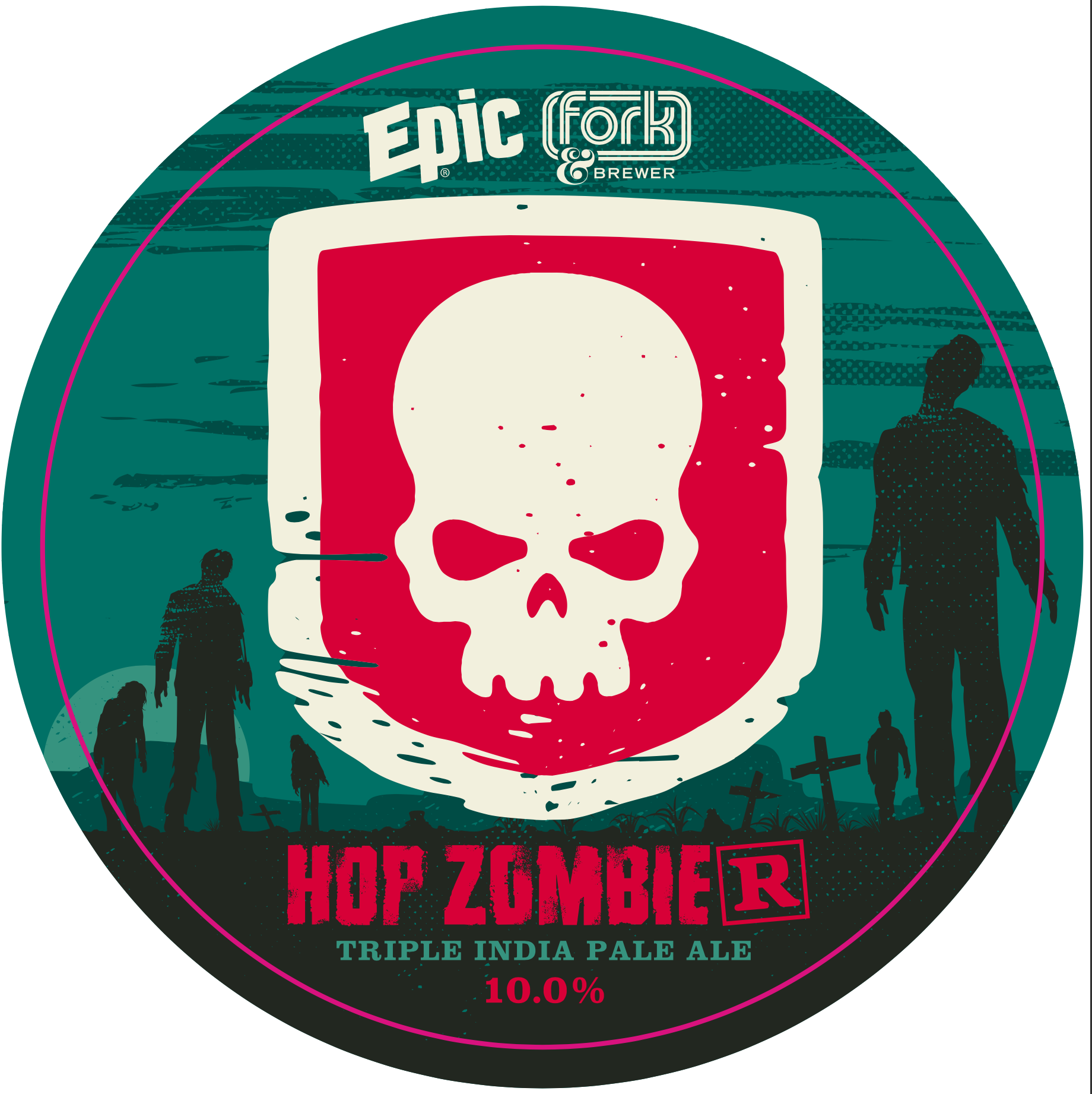 Epic Brewery Auckland Triple Brewed IPA Hop Zombier