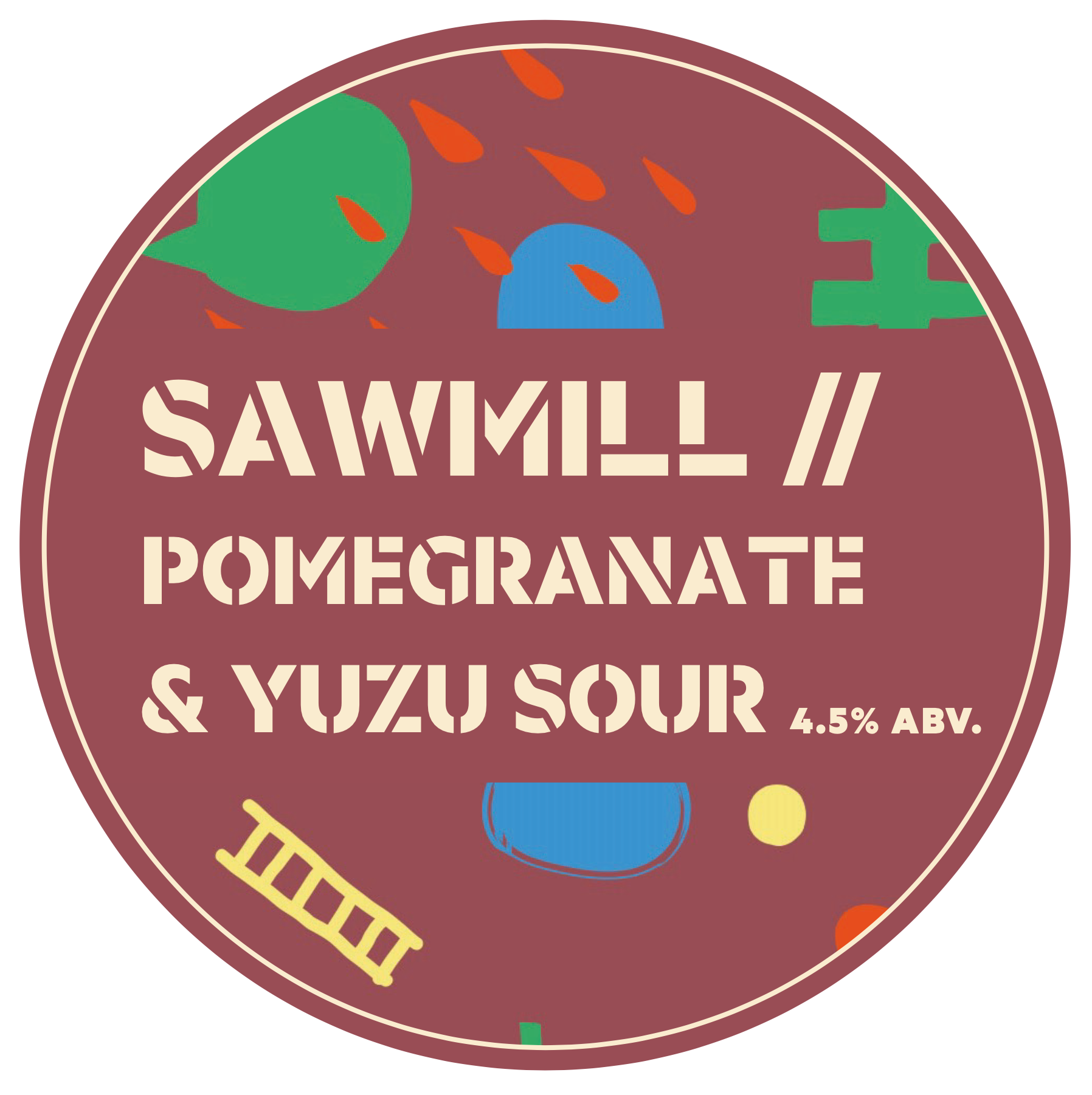 Sawmill Pomegranate & Yuzu Sour
