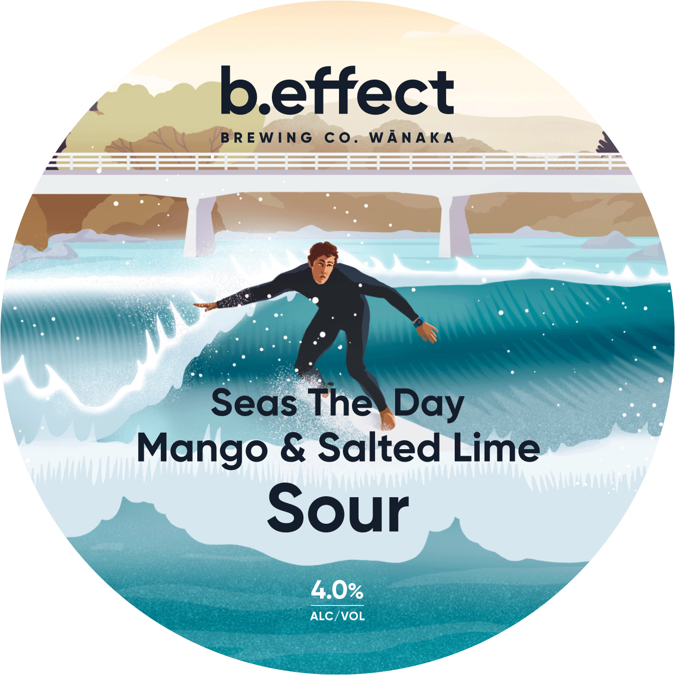 Mango Salted Lime Sour b.effect Wanaka